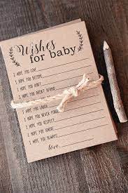 Baby Wish Cards Wishes For Baby Cards Baby Advice Printable Etsy Wishes For Baby Cards Wishes For Baby Joint Baby Showers