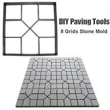 Diy Paving Cement Plastic Mould Diy Path Concrete Stepping Stones Diy Driveway