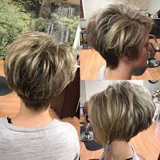 Image result for short haircuts for women over 50 back view bob hairstyles bob hairstyles with bangs layered bob hairstyles Layered Bob Hairstyles For Thick Hair Over 50 Novocom Top