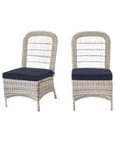 Transform your outdoor space into a relaxing oasis with an outdoor lounge chair. Huge Deal On Hampton Bay Beacon Park Gray Wicker Outdoor Patio Captain Dining Chair With Cushionguard Stone Gray Cushions 2 Pack