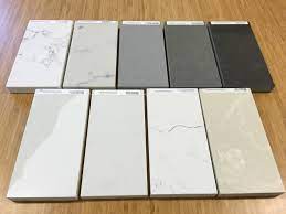 Quartz stone overlays are the perfect choice for kitchen benchtops and bathroom vanities: Quantum Quartz Benchtops Kitchen Renovations Melbourne Williams Cabinets