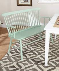 Open lattice backturned legs dimensions: Target Marketing Systems Shelby Wooden Bench With Spindle Back And Arms White Farmhouse Goals