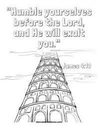 God does not like the arrogance of men. The Tower Of Babel Coloring Pages Ep 010 Donuts And Devos