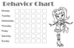 Magnetic bahavior chart for kid at home, resuable chore chart for kid, reward chart for kids behavior. Free Printable Behavior Charts Customize Online Hundreds Of Charts