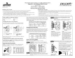 Recommended dimmer is leviton ip710 or equivalent 4. Leviton Ipm06 1lz User Manual Manualzz