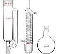 QWORK 1000ml Soxhlet Extractor Kit with High Borosilicate ...