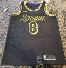 If lakers advance past 1st round of playoffs over portland, they plan to wear the black mamba jersey in honor of kobe bryant in following rounds. Nike Kobe Bryant Lakers Authentic Jersey 8 Black Mamba Lore Size M 44 Kobe Bryant Nike Kobe Bryant Nike Jersey