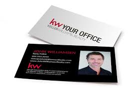 Types of keller williams real estate business cards. Simple Black Kw Business Card W Photo Agentstore Com