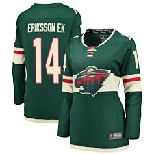 Most recently in the nhl with minnesota wild. Fanatics Branded Joel Eriksson Ek Minnesota Wild Womens Green Breakaway Player Jersey