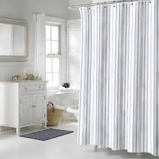 Nautica Palmetto Bay Stripe Cotton Shower Curtain Multicolor 197145 Striped Shower Curtains Gray Shower Curtains Shower Curtain
