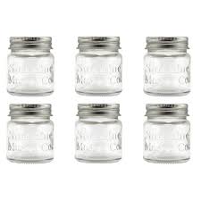 6 Pieces Sunshine Mason Co Mini Mason Jar Shot Glasses With Metal Lid 2 Ounces Shot Glasses Kitchen Dining Mhiberlin De