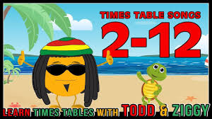 Times Table Songs 2 12 Learn Multiplication With Todd Ziggy The Fu Multiplication Songs Times Tables How To Teach Kids