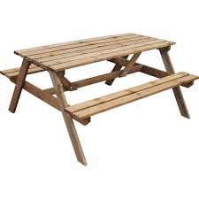 Brauner holztisch mit sitzbank, picknicktisch gartenmöbel bank, sitzbank, winkel, bank, stuhl png. Andrewex Picknick Gartentisch Holz Braun 71 2 Cm X 130 5 Cm X 148 Cm Kaufen Bei Obi