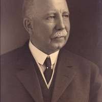 George Brooks, printer specialist, shows off the warehouse