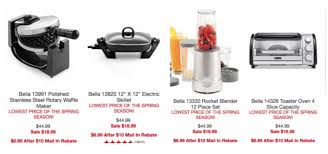 Shop small kitchen appliances at macys.com. Bella Small Kitchen Appliances As Low As 8 99 After Mail In Rebate At Macy S Freebies2deals