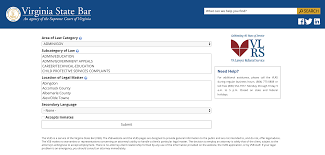 Virginia Interactive Virginia State Bar Offers New Referral Service