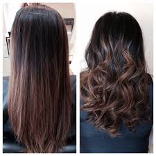 Balayage Looks Beautiful Straight Of Curly Katrina Vetere Colorist Balayage Straight Hair Balayage Brunette Brunette Balayage Hair