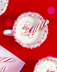 Serve Eggnog In Candy Rimmed Mugs Holiday Eggnog Eggnog Recipe Christmas Food