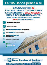 Informazioni sulle filiali ed agenzie della banca popolare di sondrio nel comune di padova con indirizzo e codici abi e cab delle filiali bancarie. Covid 19 Consigli Per Fruire Dei Servizi Bancari E Guide Per Accedere Alle Misure Di Sostegno Economico Del Governo Banca Popolare Di Sondrio