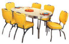 Vintage dining table set with chairs, step stool and expansion leafs. Shop Totally Kids Bel Air 1950s Dining Table And Chairs