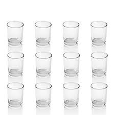 These clear glass candle jars can be purchased bulk quantities for added savings! Pmland Clear Glass Votive Candle Tealight Holders Bulk Pack Of 12 Pricepulse