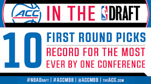 The 2017 nba draft is in the books and there weren't really any surprises at the top of the draft. Acc Sets Record With 10 First Round Picks In 2017 Nba Draft Atlantic Coast Conference