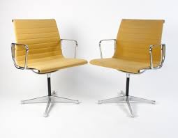 The chair features modern designed curved seat and back. Ea108 Office Chair By Charles Ray Eames For Vitra 1950s 56076