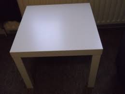 We have one in our loft and in our living room. High Gloss White 55x55 Cm Ikea Lack Side Table Tables Home Kitchen