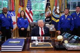 Trump is coming to Houston to honor astronauts at Johnson Space Center