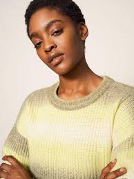 SPRING SPACEDYE JUMPER in GREEN MULTI