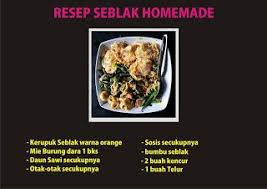 Buat kamu yang ingin mencoba memasaknya sendiri di rumah juga bisa dilakukan karena cara memasaknya mudah. Resep Dan Cara Membuat Seblak Enak Dan Menarik Makanan Mudah Resep Makanan Makanan