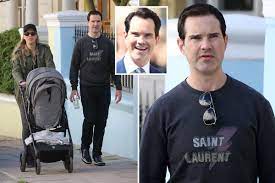 Jimmy carr's 40 most memorable jokes: Jimmy Carr Shows Off The Results Of His Hair Transplant On Walk With Girlfriend Karoline Copping