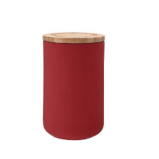 Shop for bamboo canisters set online at target. White Textured Ceramic Canister Kitchen Canisters Online Maisie Clare