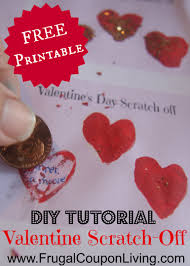 This these diy scratch off cards make a great last minute father's day. Diy Valentine Series Valentine S Day Scratch Off Tickets