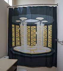 Amazon Com Star Trek Tng Transporter Shower Curtain Bedding Bath Lustige Duschvorhange Dusche Wohnen