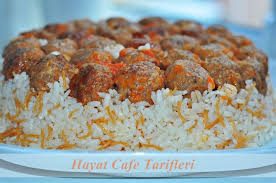 kofteli pilav hayat cafe kolay yemek tarifleri yemek tarifleri yemek kolay yemek tarifleri