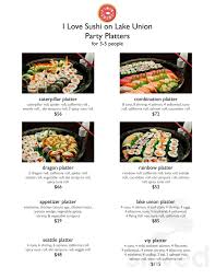 Our goal at i love sushi on lake union is to fully dedicate ourselves to our. I Love Sushi On Lake Union Menu In Seattle Washington Usa
