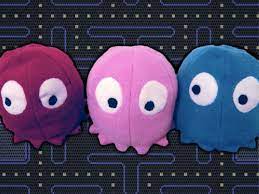 Pacman Ghost Plush Pattern Etsy In 2021 Sewing Stuffed Animals Plush Pattern Pacman Ghost