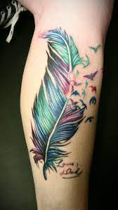 1001 Significations Et Designs Du Tatouage Plume Impressionnant