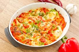 Diesen Low Carb Auflauf Mit Hahnchen Paprika Tomaten Und Rosenkohl Und Viele Weitere Gesunde Auflauf Reze Rezepte Gesunde Rezepte Low Carb Rezepte Abendessen
