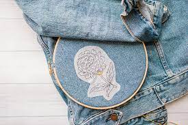 Have you noticed the embroidered jeans trend that's being going on in recent years? Diy Hand Embroidered Denim Lauren Conrad
