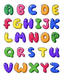 Janda manatee bubble kids fun childrens font alphabet letters vector art file . How To Draw Bubble Letters Art Projects For Kids