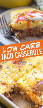 Low Carb Taco Casserole Recipe Low Carb Tacos Low Carb Mexican Food Low Carb Meals Easy