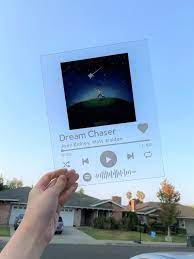 Custom Spotify Acrylic Plaque With Spotify Code 8x10in Spotify Acrylic Spotify Glass Spotify Glass Art