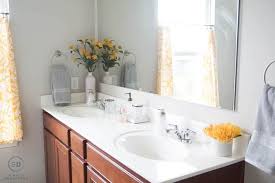 Currently we can't find a source for inexpensive countertop replacement…eek. Affordable Master Bathroom Makeover Simply Designing With Ashley