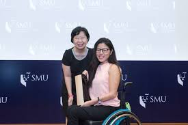 During the women's 100m backstroke s2 finals on wednesday (25 aug), yip won her 4th paralympic gold medal, finishing the competition in 2 minutes 16.61 seconds. Smu Launches Bond Free Yip Pin Xiu Scholarship At The Leadership Symposium 2016 Smu Undergraduate Singapore