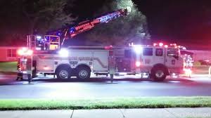 on scene at a working fire manorcare