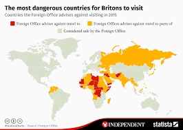 Chart The Most Dangerous Countries For Britons To Visit