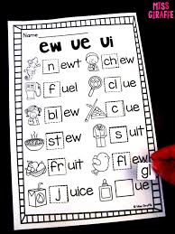 This is phonics ew sound week 9 by michelle von solms on vimeo, the home for high quality videos and the people who love them. Miss Giraffe S Class Ew Ue Ui Activities