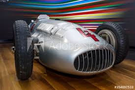 Berlin November 03 2013 Showroom Grand Prix Racing Car Mercedes Benz W154 Silver Arrows Ad Showroom Grand In 2020 Grand Prix Racing Mercedes Benz Race Cars